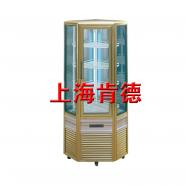 六角形全玻璃旋轉冷藏展示柜