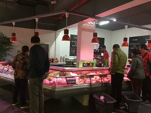 肯德鮮肉展示柜